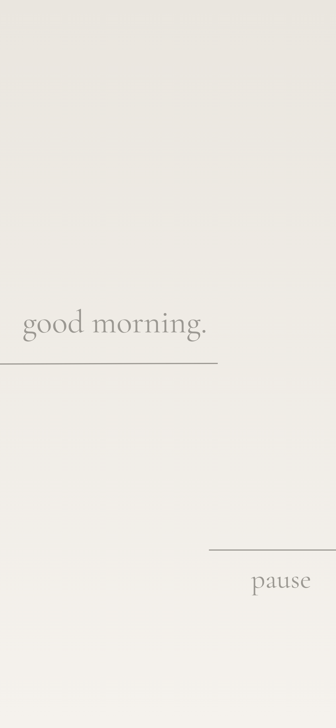 vol.02 morning lock screen